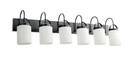 Bathroom Fixtures Five+Lights by Maxilite ( 501 | MX 6511-6-07 Barnston ) 