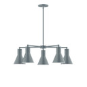 Mid. Chandeliers Glass Down by Montclair Light Works ( 518 | CHC436-40 Flare ) 