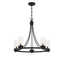 Mid. Chandeliers Glass Up by Meridian ( 446 | M10018MBK Mchan ) 