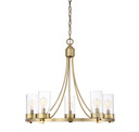 Mid. Chandeliers Glass Up by Meridian ( 446 | M10018NB Mchan ) 