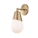 Sconces Single Glass by Mitzi ( 428 | H101101-AGB Cora ) 