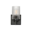 Sconces Single Glass by Maxim ( 16 | 21371CRBK Rigata ) 