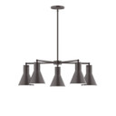 Mid. Chandeliers Glass Down by Montclair Light Works ( 518 | CHC436-51 Flare ) 