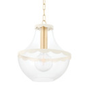 Pendants Glass Down by Mitzi ( 428 | H668701L-AGB/SCR Alaina ) 