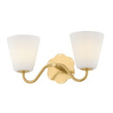Bathroom Fixtures Two Lights by Mitzi ( 428 | H1017302-AGB Leonella ) 