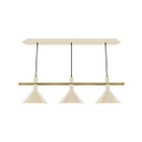 Linear/Island 3 Light Bar by Montclair Light Works ( 518 | CHR422-16-91 Raceway ) 