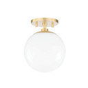 Semi-Flush Mts. Glass Down by Mitzi ( 428 | H105601-AGB Stella ) 