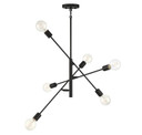 Mid. Chandeliers Starburst by Meridian ( 446 | M10084MBK ) 