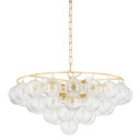 Mid. Chandeliers Glass Down by Mitzi ( 428 | H711809A-AGB Mimi ) 