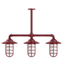Linear/Island 3 Light Bar by Montclair Light Works ( 518 | MSK052-55-T30-G07 Vaportite ) 