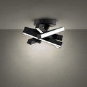 Flush Mounts Geometric/Linear by Modern Forms ( 281 | FM-64817-BK Chaos ) 
