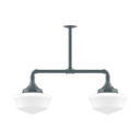 Linear/Island 2 Light Bar by Montclair Light Works ( 518 | MSD021-40-T48 Schoolhouse ) 