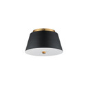 Flush Mounts Drum Shade by Maxim ( 16 | 10710WTBKNAB Miles ) 
