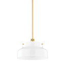 Pendants Glass Down by Mitzi ( 428 | H790701L-AGB Luella ) 