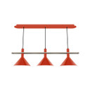 Linear/Island 3 Light Bar by Montclair Light Works ( 518 | CHR422-26-96 Raceway ) 