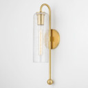 Sconces Single Glass by Mitzi ( 428 | H222101-AGB Skye ) 