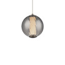 Mini Pendants Glass Down by Modern Forms ( 281 | PD-32507-30-SM/BN Swirly ) 