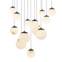 Mid. Chandeliers Multi-Port/Cascade by Modern Forms ( 281 | PD-34413S-BK Pisces ) 