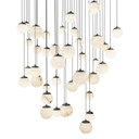 Mid. Chandeliers Multi-Port/Cascade by Modern Forms ( 281 | PD-34441S-BK Pisces ) 