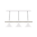 Linear/Island 3 Light Bar by Montclair Light Works ( 518 | CHR422-44-96 Raceway ) 