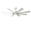 Fans Wet Location by Modern Forms Fans ( 441 | FR-W2303-60L-BN/MW Aura ) 
