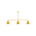 Linear/Island 3 Light Bar by Montclair Light Works ( 518 | MSN420-21 Jynx ) 