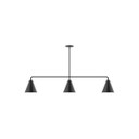 Linear/Island 3 Light Bar by Montclair Light Works ( 518 | MSN420-41 Jynx ) 