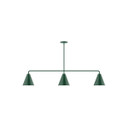 Linear/Island 3 Light Bar by Montclair Light Works ( 518 | MSN420-42 Jynx ) 