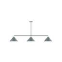Linear/Island 3 Light Bar by Montclair Light Works ( 518 | MSN422-40 Pinnacle ) 