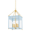 Foyer/Hall Lanterns Glass w/Frame by Mitzi ( 428 | H932704S-AGB/SAO Rosalie ) 
