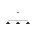 Linear/Island 3 Light Bar by Montclair Light Works ( 518 | MSN422-41 Pinnacle ) 
