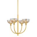 Mid. Chandeliers Glass Up by Mitzi ( 428 | H981804-AGB Eva ) 