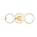 Bathroom Fixtures Four Lights by Mitzi ( 428 | H413304-GL Hope ) 