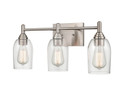 Bathroom Fixtures Three Lights by Millennium ( 59 | 4993-BN Arlett ) 