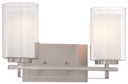 Bathroom Fixtures Two Lights by Minka-Lavery ( 7 | 6102-84 Parsons Studio ) 