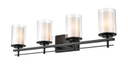 Bathroom Fixtures Four Lights by Millennium ( 59 | 5504-MB Huderson ) 