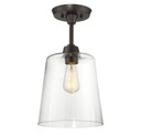 Semi-Flush Mts. Glass Down by Meridian ( 446 | M60010ORB Msemi ) 
