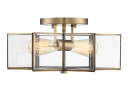 Semi-Flush Mts. Cage by Meridian ( 446 | M60021NB Msemi ) 