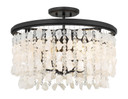 Semi-Flush Mts. Glass Down by Minka-Lavery ( 7 | 6703-66 Shimmering Elegance ) 