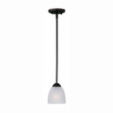 Mini Pendants Glass Down by Maxim ( 16 | 92061FTBK Stefan ) 