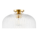 Semi-Flush Mts. Glass Down by Meridian ( 446 | M60080NB ) 
