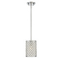 Mini Pendants Drum Shade by Meridian ( 446 | M70017CH Mmin2 ) 