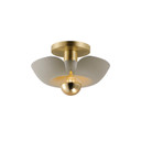 Semi-Flush Mts. Bowl Style by Maxim ( 16 | 11390SGSBR Poppy ) 