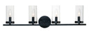 Bathroom Fixtures Four Lights by Maxim ( 16 | 25258CLBK Sentinel ) 