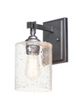 Sconces Single Glass by Maxim ( 16 | 25271SSBZ Stonehenge ) 