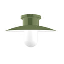 Semi-Flush Mts. Glass Down by Montclair Light Works ( 518 | FMD042-22 Gambler ) 