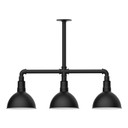 Exterior Chandeliers by Montclair Light Works ( 518 | MSK114-41-T36 Deep Bowl ) 