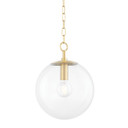 Pendants Glass Down by Mitzi ( 428 | H609701S-AGB Juliana ) 