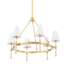 Mid. Chandeliers Candle by Mitzi ( 428 | H630806-AGB Janelle ) 