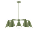 Mid. Chandeliers Metal Shade by Montclair Light Works ( 518 | CHC415-22 Jasmine ) 